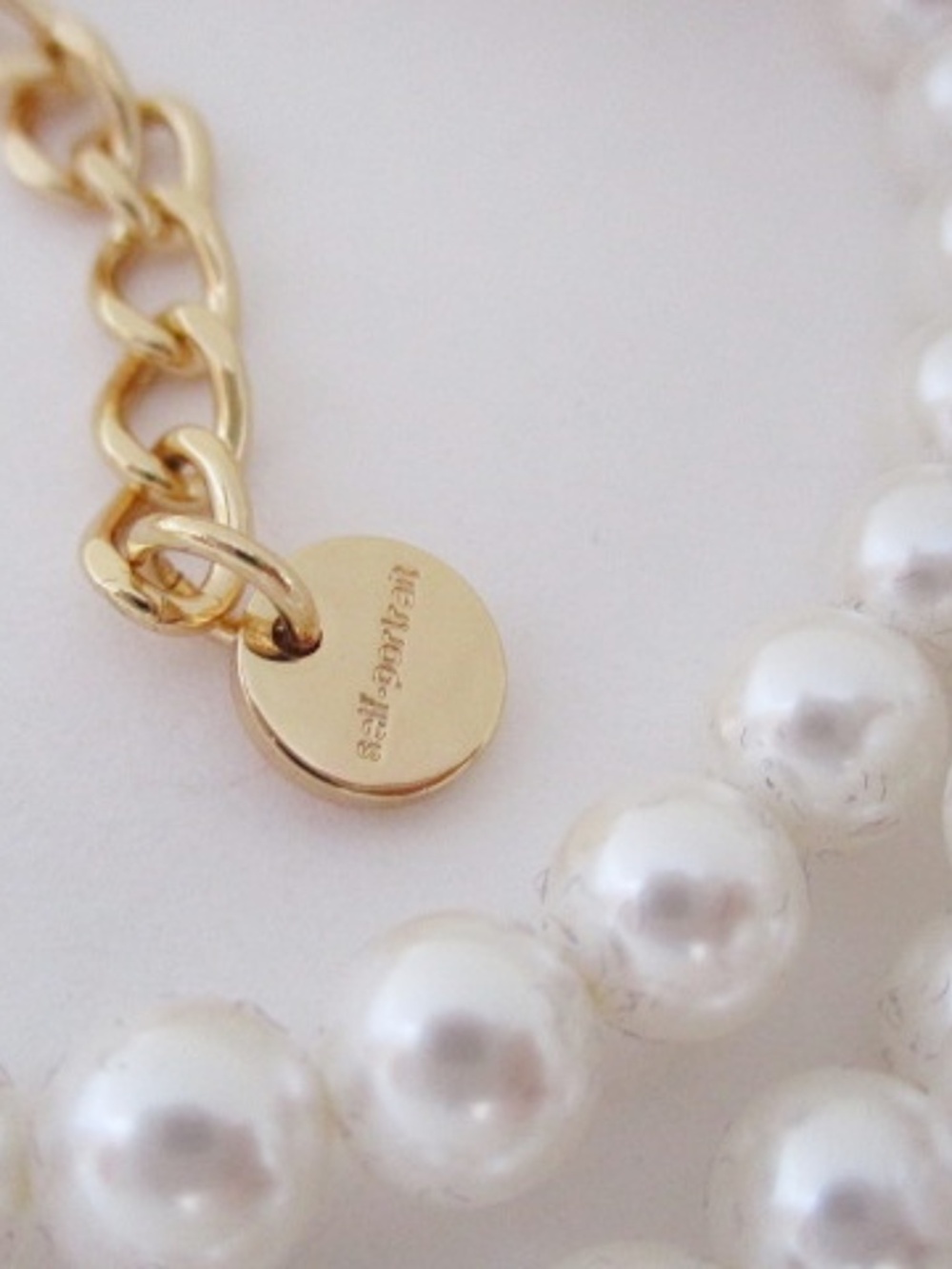 SELF-PORTRAIT Gold Flower Pearl Chocker - Picture 3 of 6